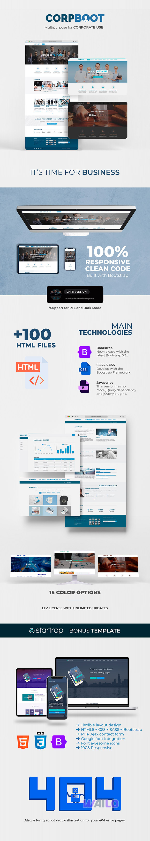 Business and Corporate HTML Template